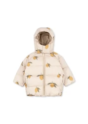 Nuka Jacket Mon Grand Citron – ocieplana kurtka zimowa w cytryny