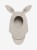 HUTTEliHUT Balaclava Ears Wool Fleece Camel Melange – kominiarka z wełny merino z króliczymi uszami