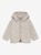 HUTTEliHUT Jacket Ears Wool Fleece Camel Melange – kurtka z wełny merino z kapturem