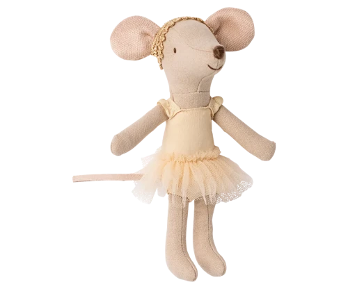 Maileg Ballet Dancer Mouse Big Sister myszka baletnica w kremowym stroju