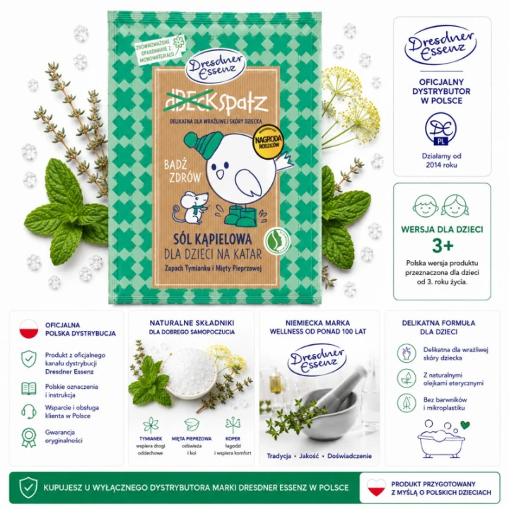 Dresdner Essenz DreckSpatz Bądź zdrów 50 g składniki i cechy produktu