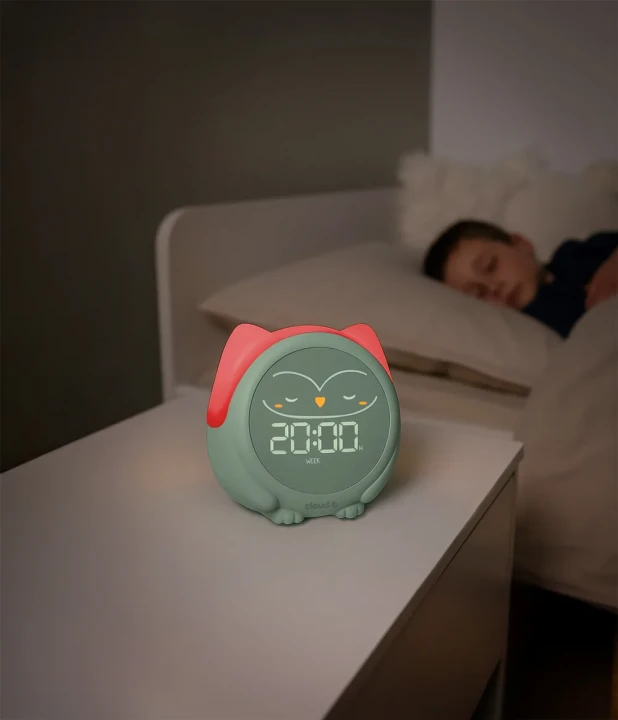 Cloud b Owlie – czerwone światło informujące o porze snu