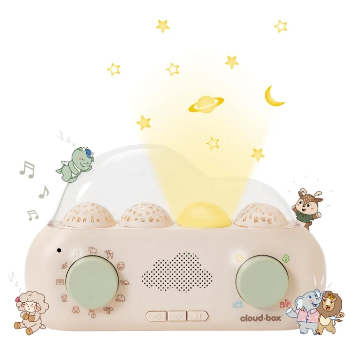Cloud b CloudBox – muzyczny projektor z bajkami po polsku i angielsku