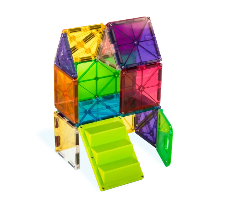 MAGNA-TILES House 28 – schody i specjalne elementy do budowy domu