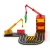 MAGNA-TILES Builder – wysuwany dźwig i pojazd budowlany