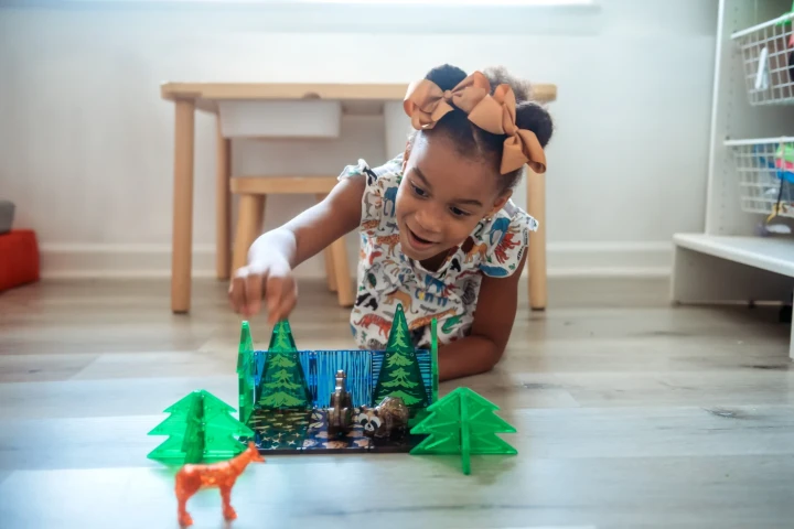 MAGNA-TILES Forest Animals – budowanie leśnego siedliska ze zwierzętami