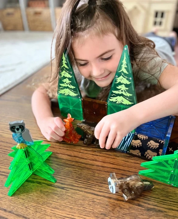 MAGNA-TILES Forest Animals 25 – kreatywna zabawa klockami i zwierzętami