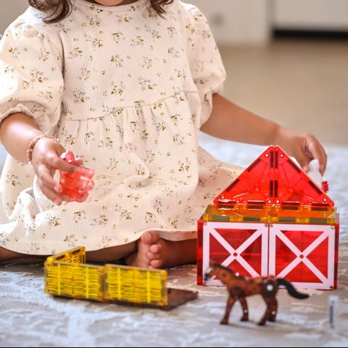 MAGNA-TILES Farm Animals 25 – zabawa klockami magnetycznymi na farmie