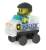 MAGNA-TILES Police Patrol – magnetyczny radiowóz z figurką policjanta