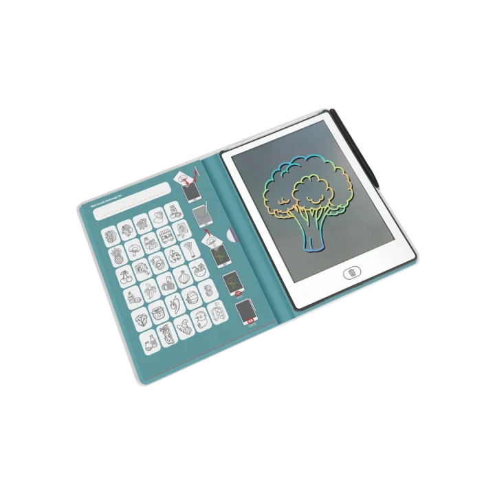 KIDYDRAW MINI My Little Market – otwarty tablet LCD z rysunkiem brokuła