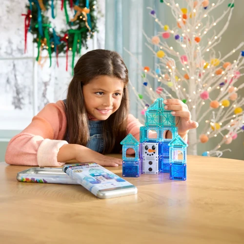 microMAGS Winter Wonder – zabawa zimowymi klockami magnetycznymi