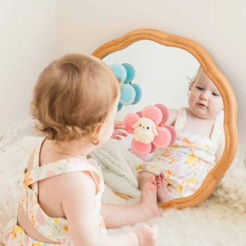Tiger Tribe Sensory Spinners Bear i Bunny – zabawa przed lustrem