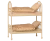 Maileg Bunk Bed Mouse Wheat, łóżko piętrowe dla myszek z pościelą