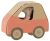 Maileg Driver Mouse Little Sister, myszka kierowca w pudełku w kształcie auta