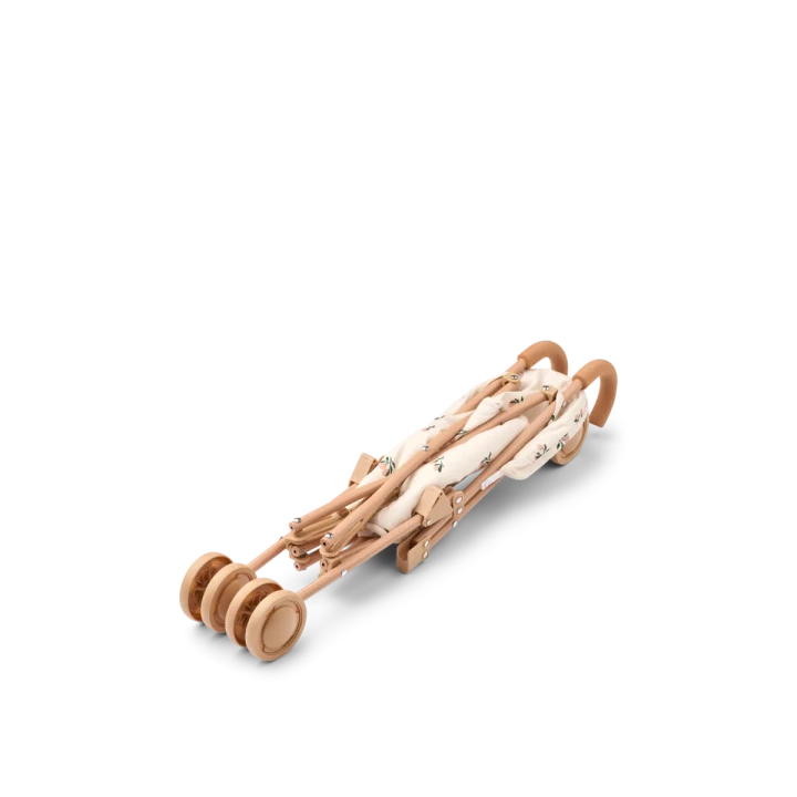 Złożony wózek dla lalek Liewood Elsie Peach / Sea shell