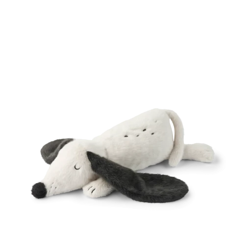 Liewood Berto Sleepy Dog Sandy pluszowy piesek-przytulanka do snu i przytulania