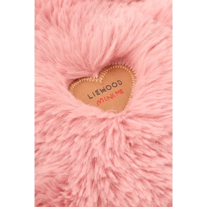 Liewood Miko Rosey Rose Blush miękka faktura pluszowej lalki z recyklingu GRS