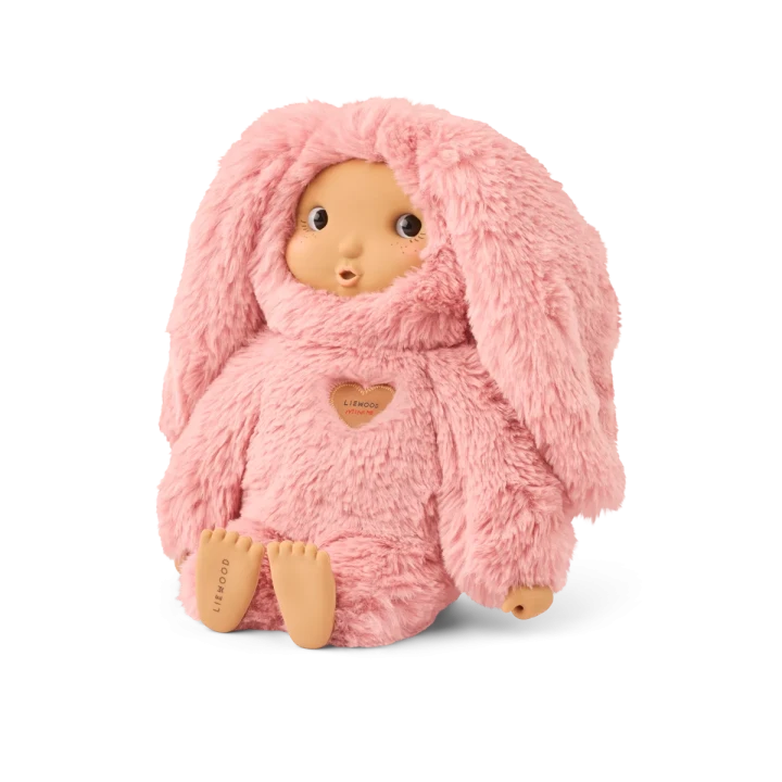 Liewood Miko Rosey Rose Blush pluszowa lalka-przytulanka 30 cm