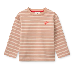 Tyler Pale Tuscany / Sandy Stripe – koszulka z długim rękawem w paski