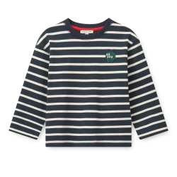 Tyler Y/D Stripe Classic Navy / Creme de la Creme – koszulka z długim rękawem w paski