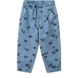 Borris Sweethearts / Denim – spodnie jeansowe w serduszka