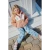 Liewood Borris Sweethearts / Denim luźne jeansy w serduszka w dziecięcej stylizacji