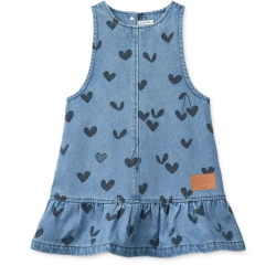 Angelica Sweethearts / Denim – jeansowa sukienka z falbanką