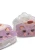 Konges Sløjd Glam Me Up Suitcase Amour Pink – klamry z motywem kotka