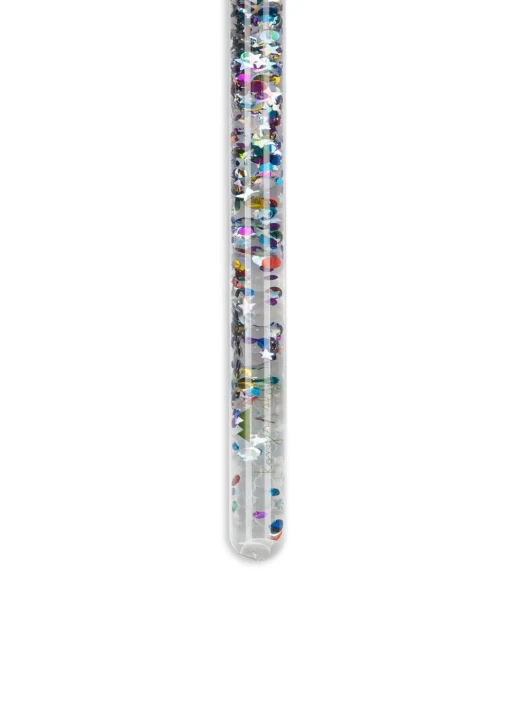 Konges Sløjd Magical Glitter Wand Star Glitter – zbliżenie na wielobarwne drobinki