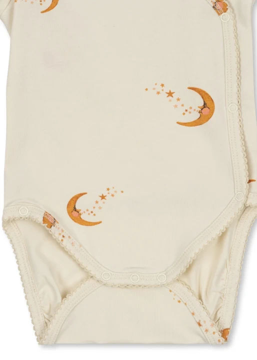 Konges Sløjd Basic LS Newborn Body Moon detal dolnej części