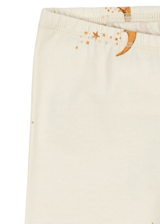 Konges Sløjd Basic Pants Moon – zbliżenie na pas i wzór