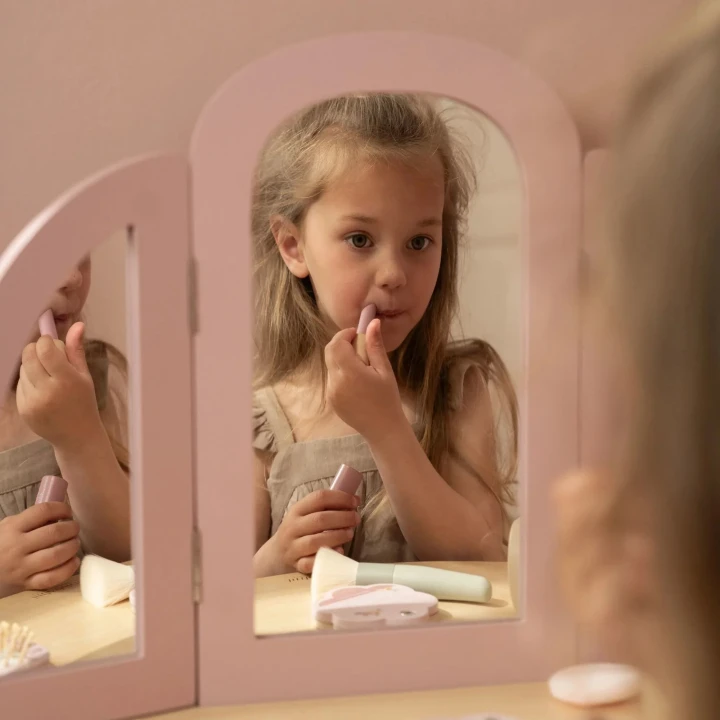 Little Dutch toaletka z lustrem do zabawy w salon piękności