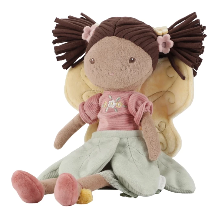 Little Dutch lalka wróżka Evi 35 cm – pozycja siedząca i detale stroju