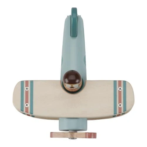 Little Dutch drewniany samolot z pilotem Essentials – widok z góry