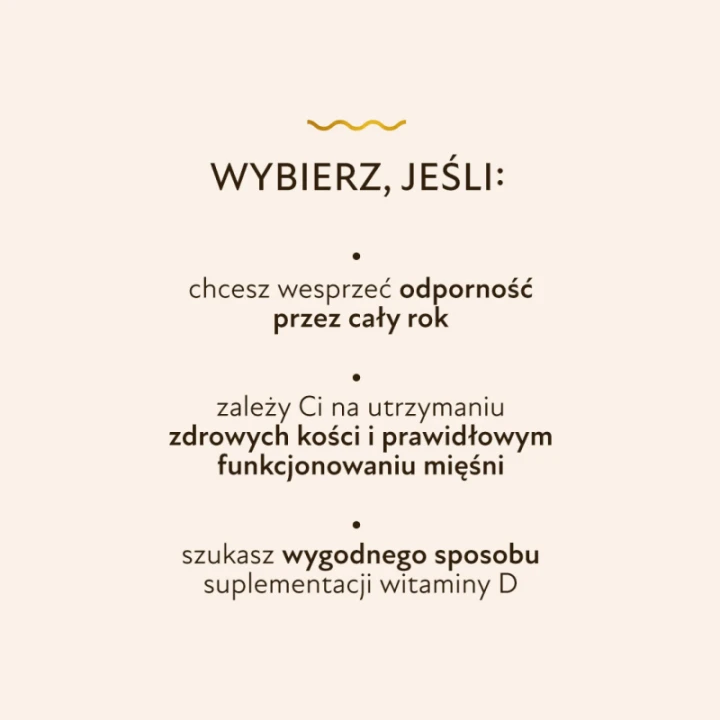Olini Witamina D3 dla dorosłych – grafika o przeznaczeniu suplementu
