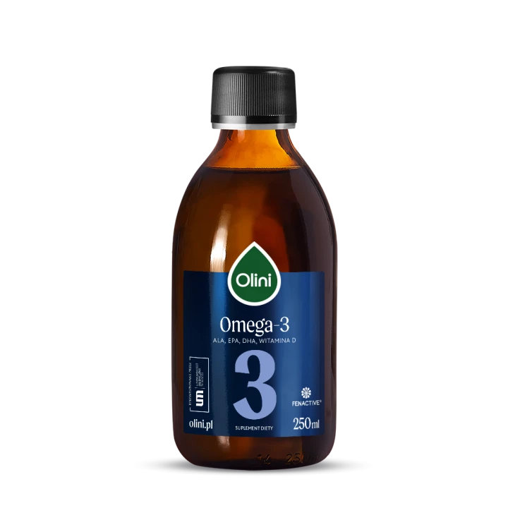 Olini Olej Omega-3 z witaminą D3 250 ml