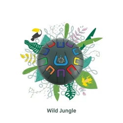 Tambu Wild Jungle – bębenek językowy 11 tonów zielony mat