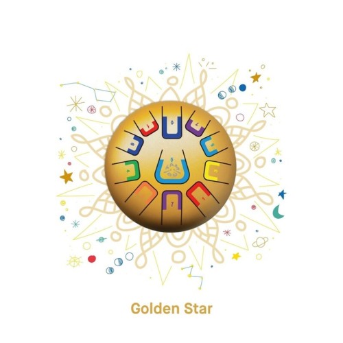 Juegaconmigo Tambu Golden Star – złoty bębenek językowy 11 tonów