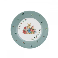 Talerz 20 cm Peter Rabbit Christmas Gifts