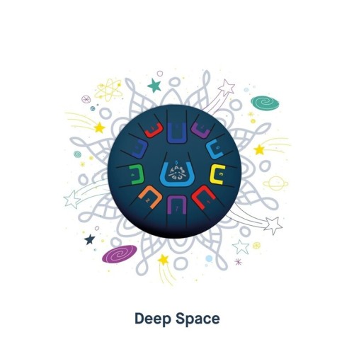 Juegaconmigo Tambu Deep Space – antracytowy bębenek językowy 11 tonów