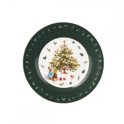 Talerz 20 cm Peter Rabbit Christmas Tree