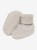 HUTTEliHUT Footies Wool Fleece Camel Melange - para miękkich niechodków, widok od spodu i z boku