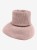 HUTTEliHUT Footies Wool Fleece Mahogany Rose - bucik merino z prążkowanym mankietem, widok z boku