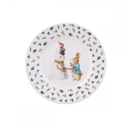 Talerz 20 cm Peter Rabbit Christmas Snow