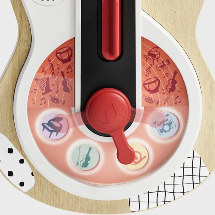 Topbright Music Activity Guitar – szczegóły gitary muzycznej z suwakiem do grania