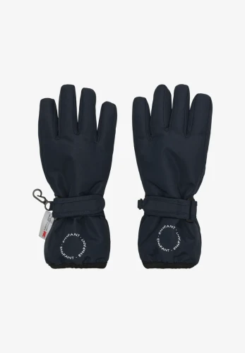 EN FANT Gloves Parisian Night – granatowe rękawiczki zimowe, widok zewnętrznej strony