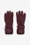 EN FANT Gloves Port Royale – bordowe rękawiczki zimowe z połyskującym wzorem