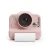 Kidinex KidSnap Pink – przedni widok aparatu z papierem