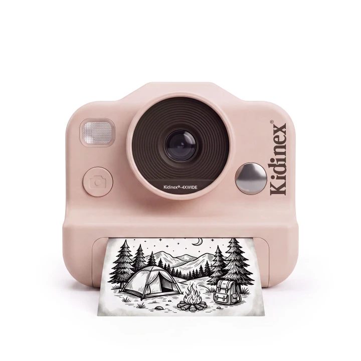 Kidinex KidSnap Pink – różowy aparat z wydrukowanym zdjęciem