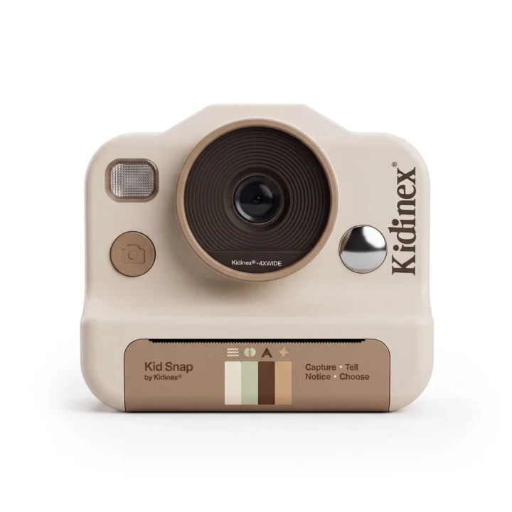 Kidinex KidSnap Beige – przedni widok aparatu